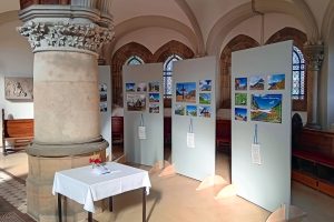 Blick auf die Ausstellung in St. Petri