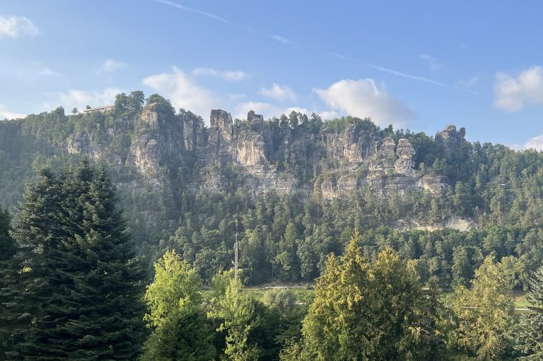 Blick auf die Bastei