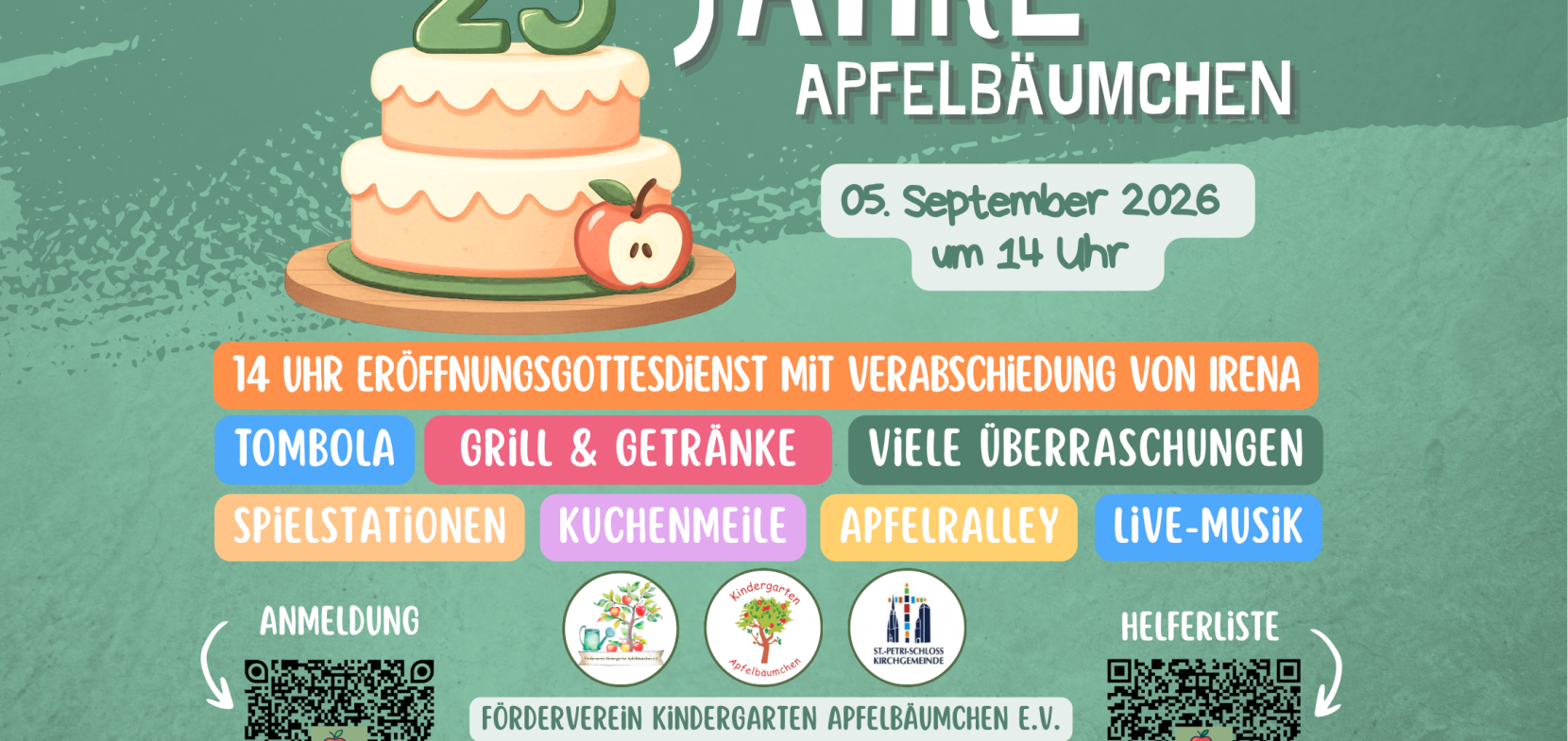 25 Jahre Apfelbäumchen