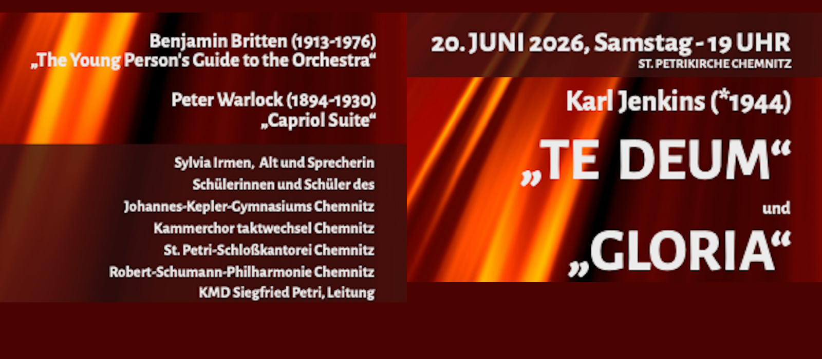 Konzert: GLORIA IN EXCELSIS DEO „Von Tanz und Lobgesang“